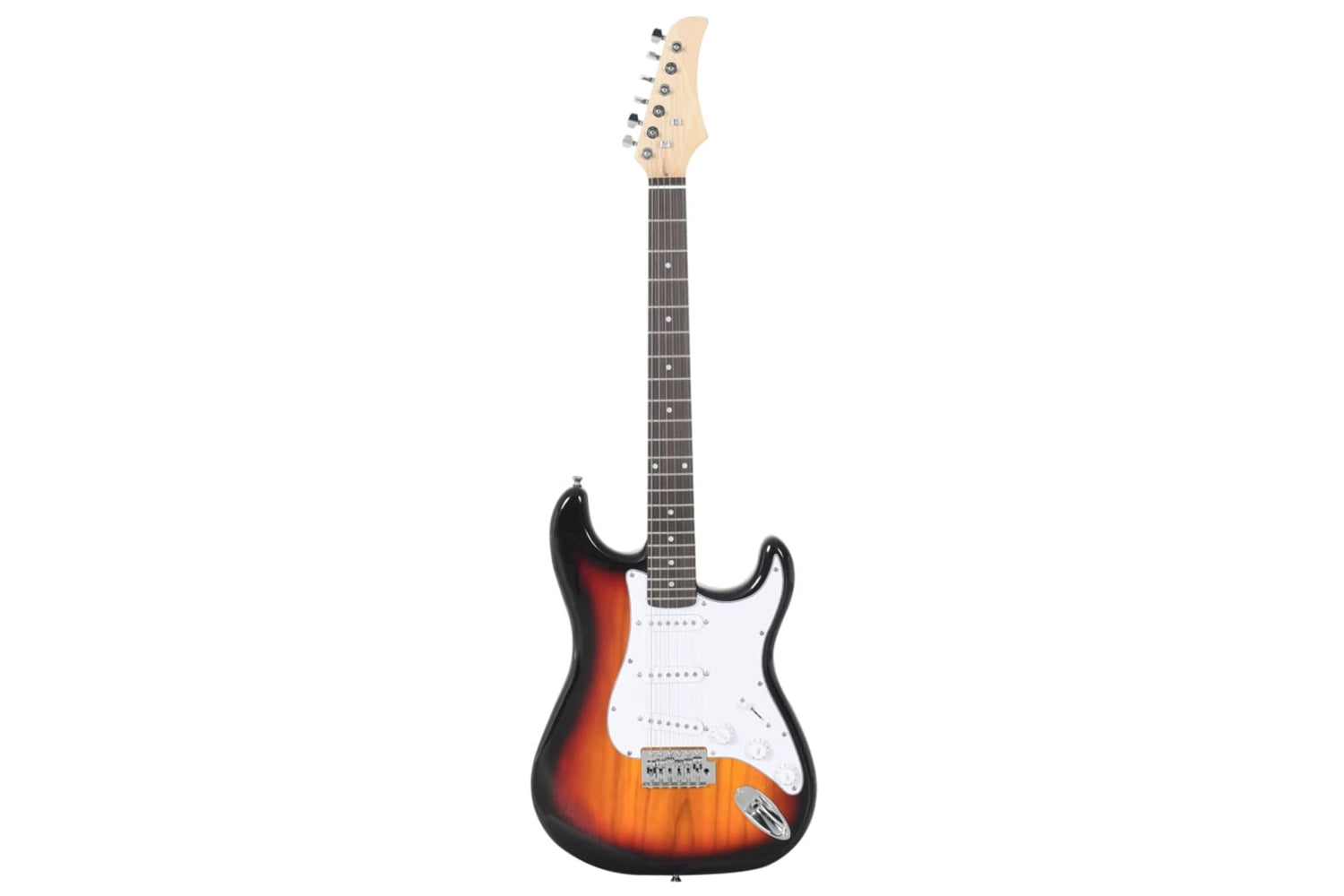 vidaXL 70192 Electric Guitar For Beginner With Bag Brown And White 4/4 39"-3