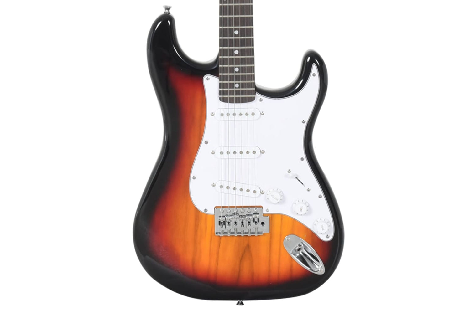 vidaXL 70192 Electric Guitar For Beginner With Bag Brown And White 4/4 39"-6