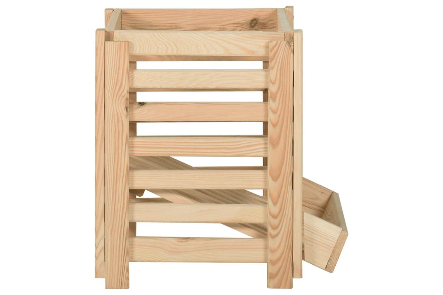 vidaXL 327328 Potato Box 60x40x50cm Solid Pinewood-4