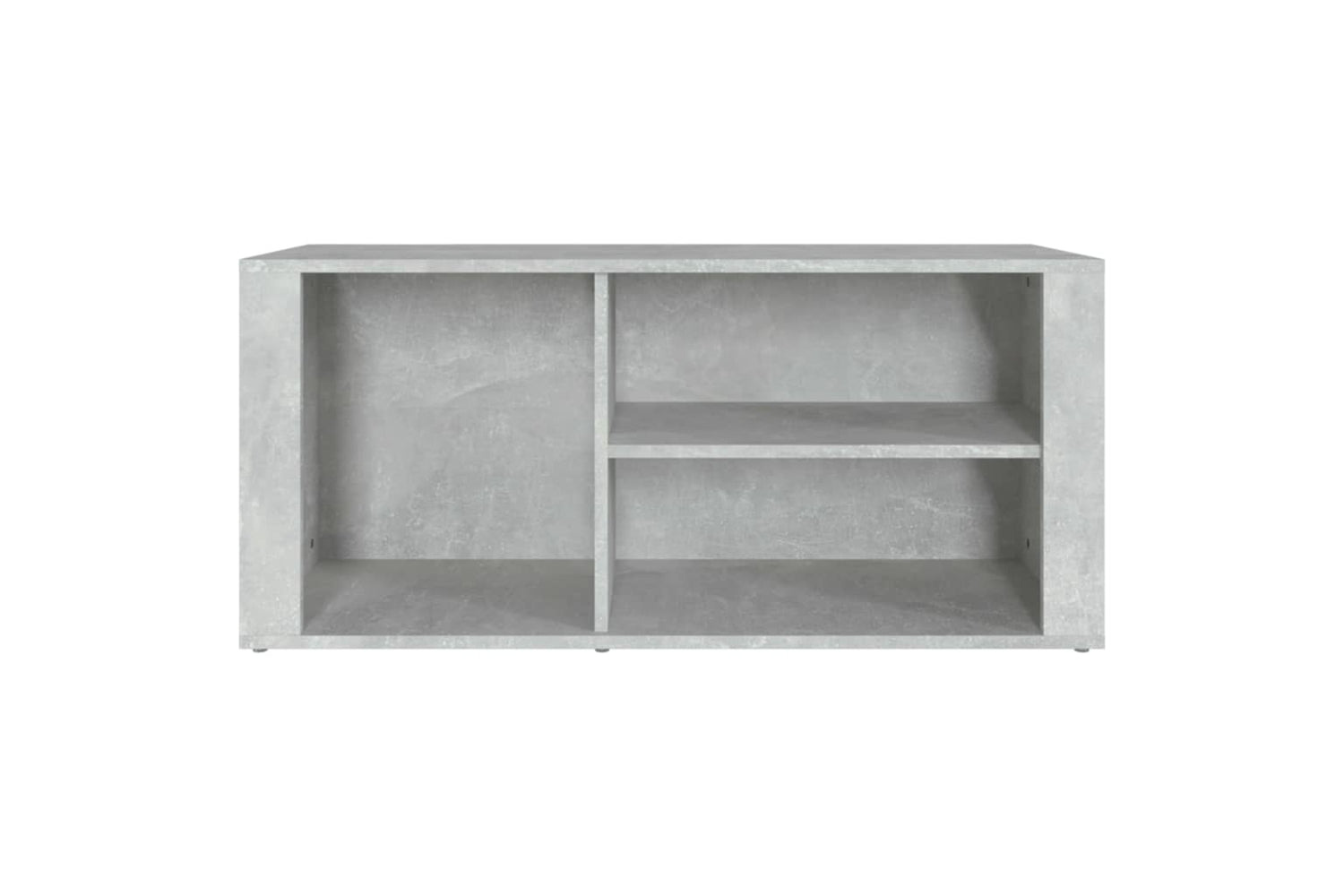 vidaXL 816924 Shoe Cabinet Concrete Grey 100x35x45cm Engineered Wood-4