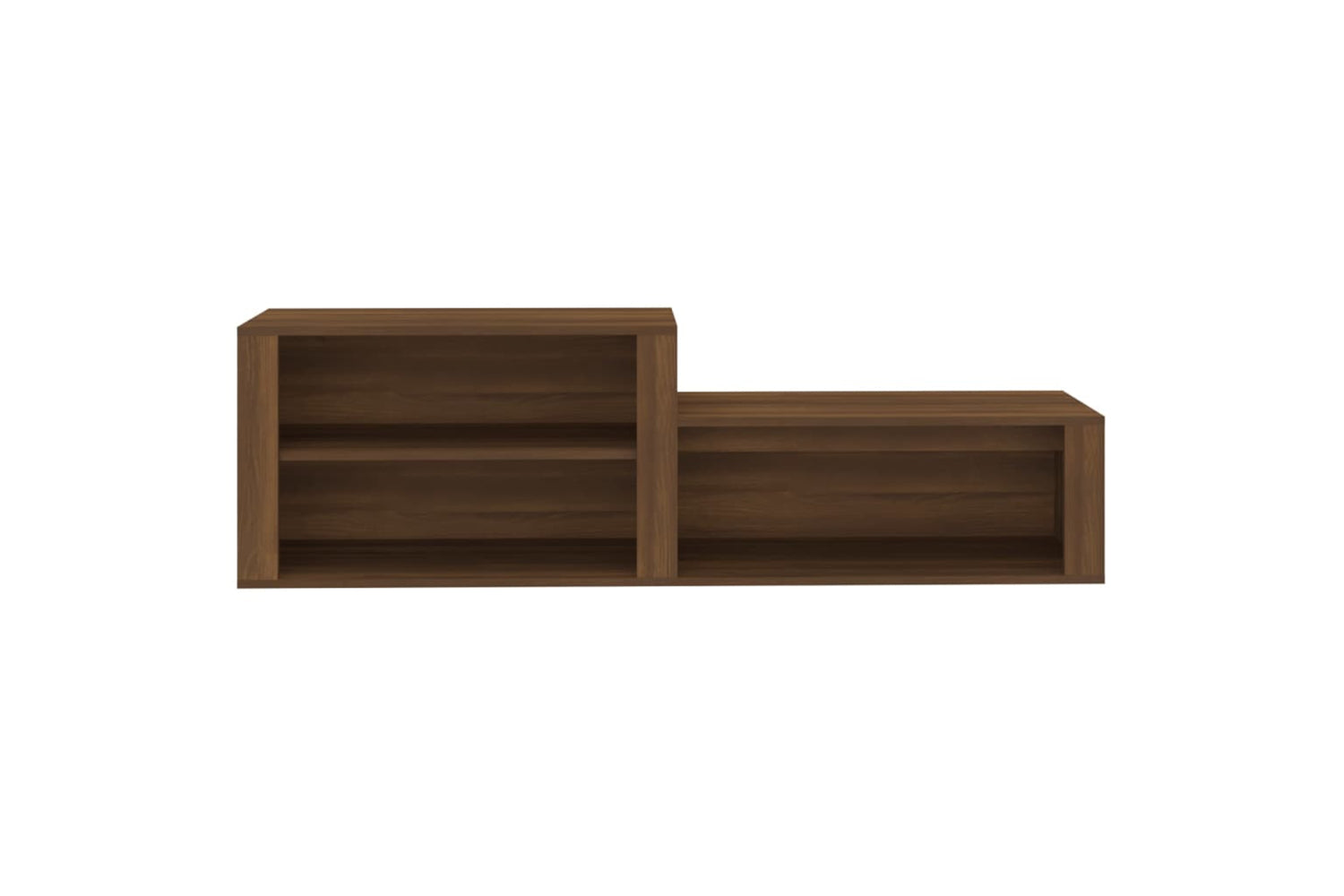 vidaXL 816919 Shoe Cabinet Brown Oak 150x35x45cm Engineered Wood-4