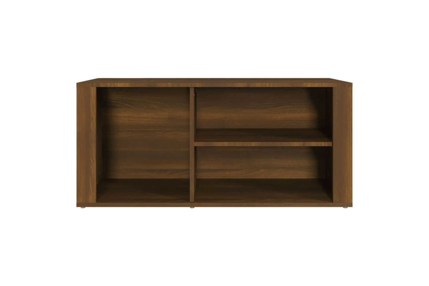 vidaXL 816927 Shoe Cabinet Brown Oak 100x35x45cm Engineered Wood-4