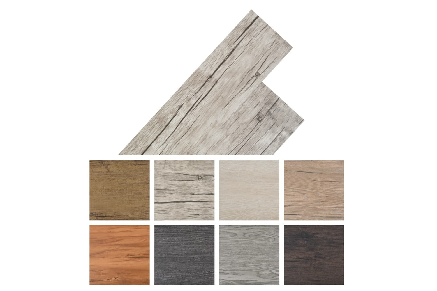 Vidaxl Self-adhesive Pvc Flooring Planks 5.02 MÂ² 2 Mm Oak Washed-6