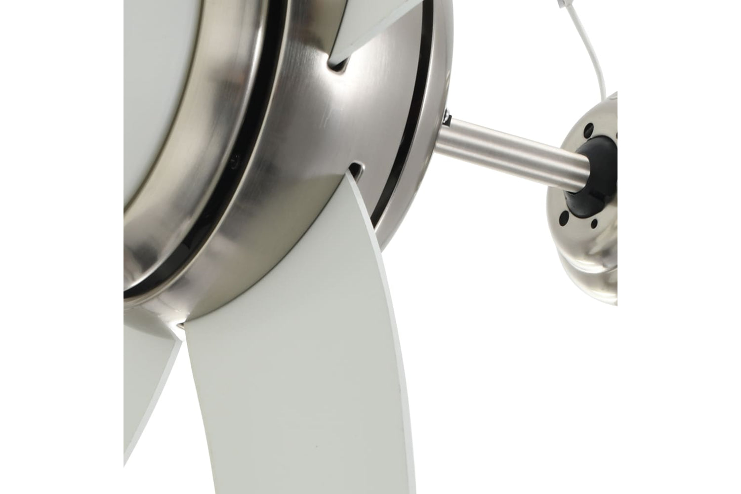 vidaXL 50538 Ornate Ceiling Fan With Light 128cm White-6