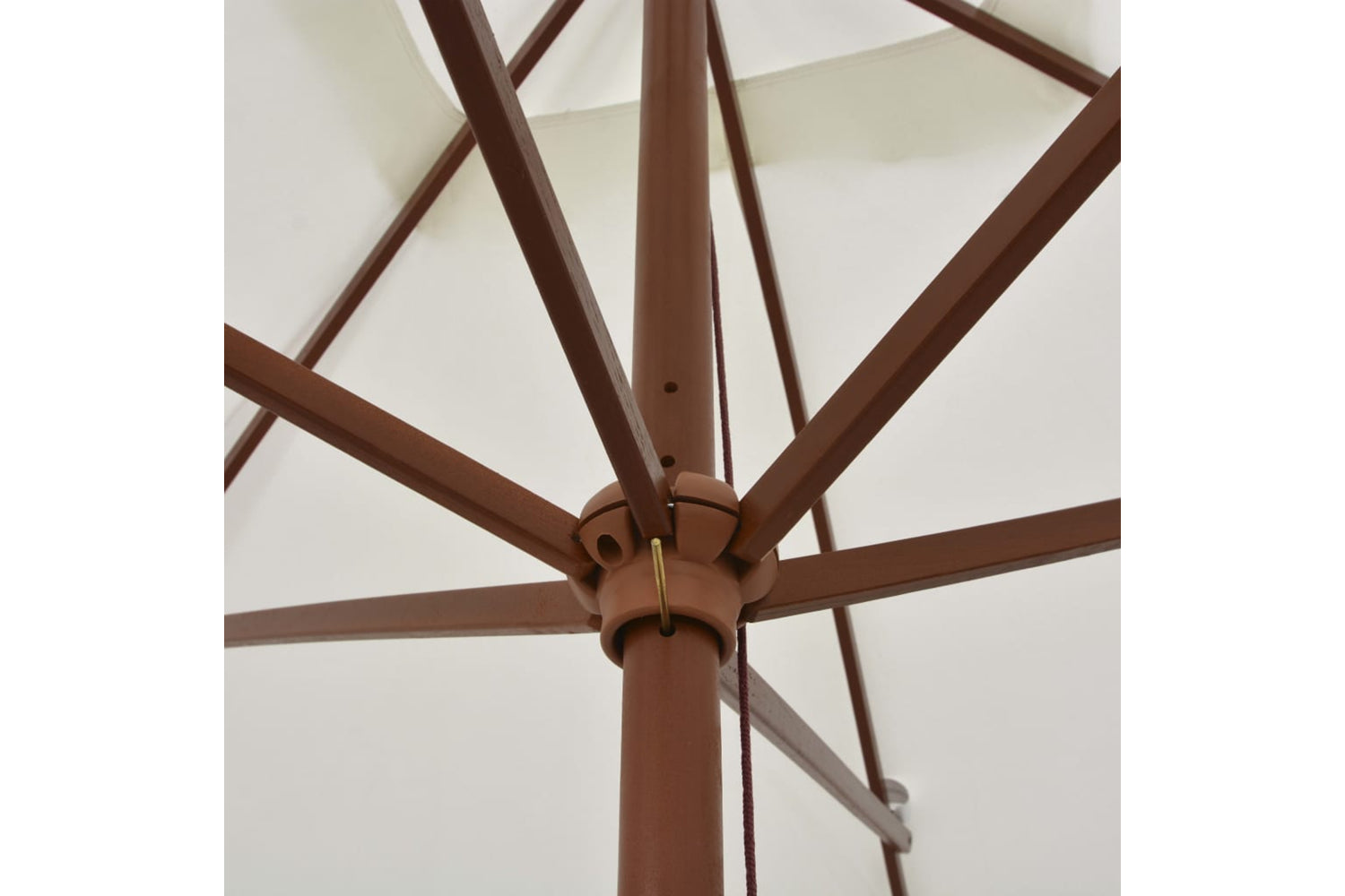 vidaXL 42960 Parasol 200x300cm Wooden Pole Cream White-6