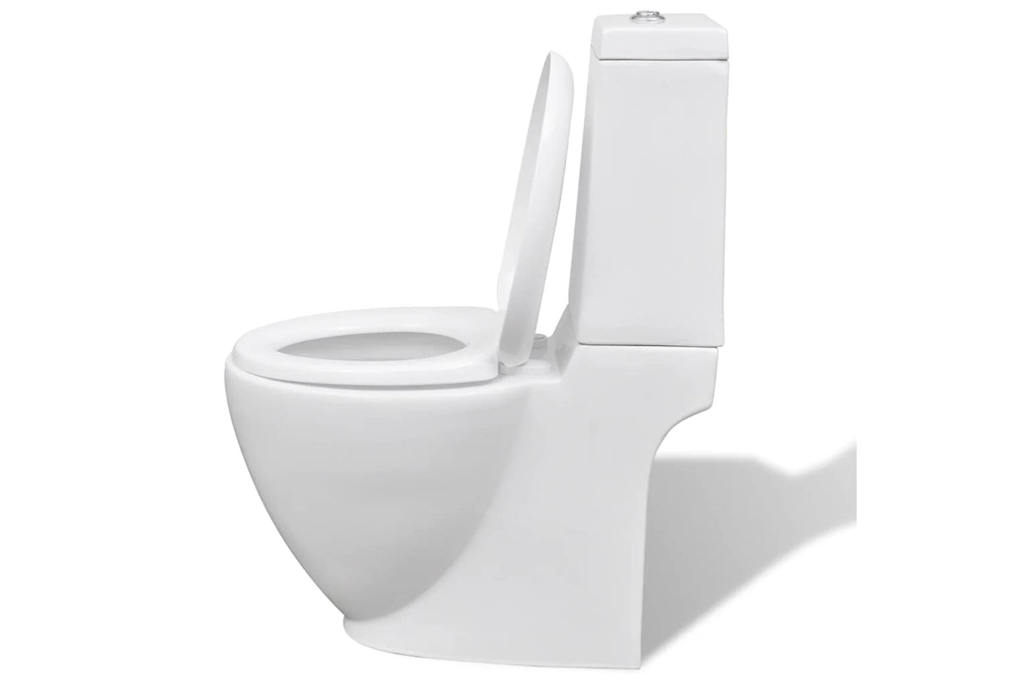 Vidaxl 270566 White Ceramic Toilet & Bidet Set-5