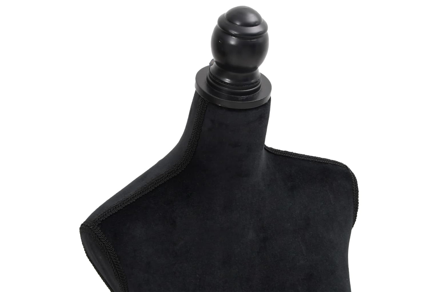 Vidaxl 30028 Ladies Bust Display Black Female Mannequin Female Dress Form-5