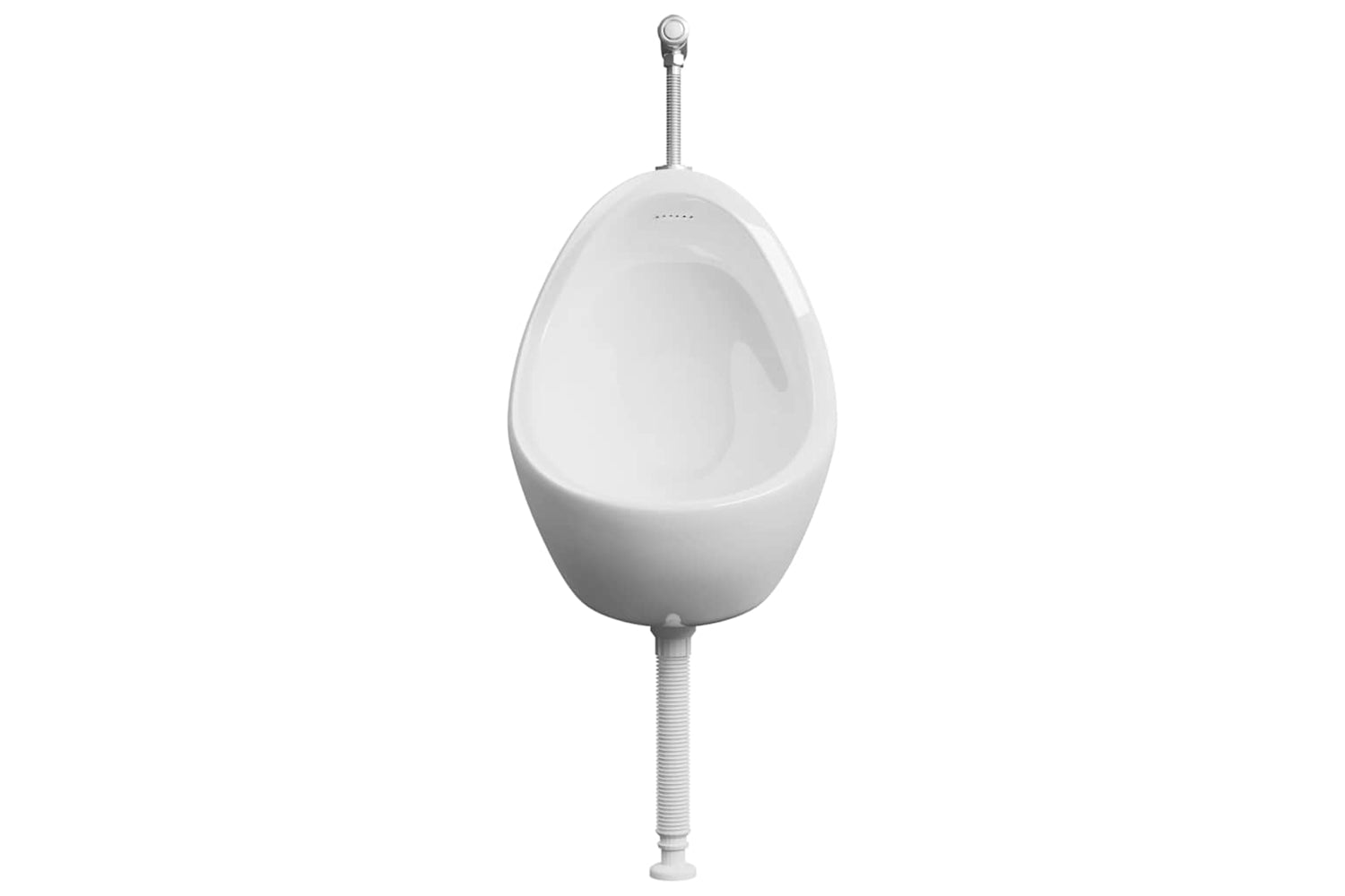 Vidaxl 143990 Wall Hung Urinal With Flush Valve Ceramic White-5