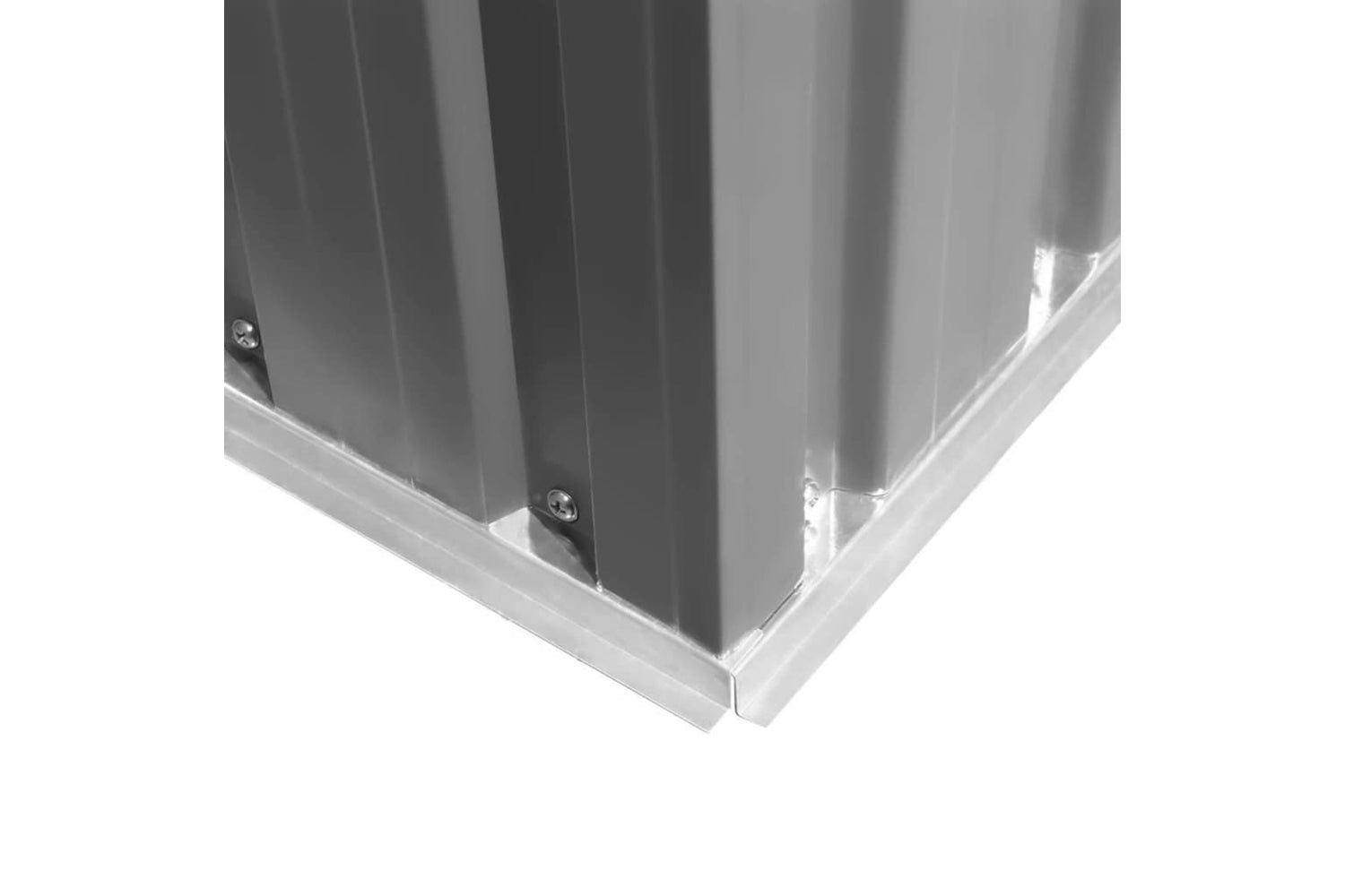 Vidaxl 42982 Garden Shed Grey Metal-8