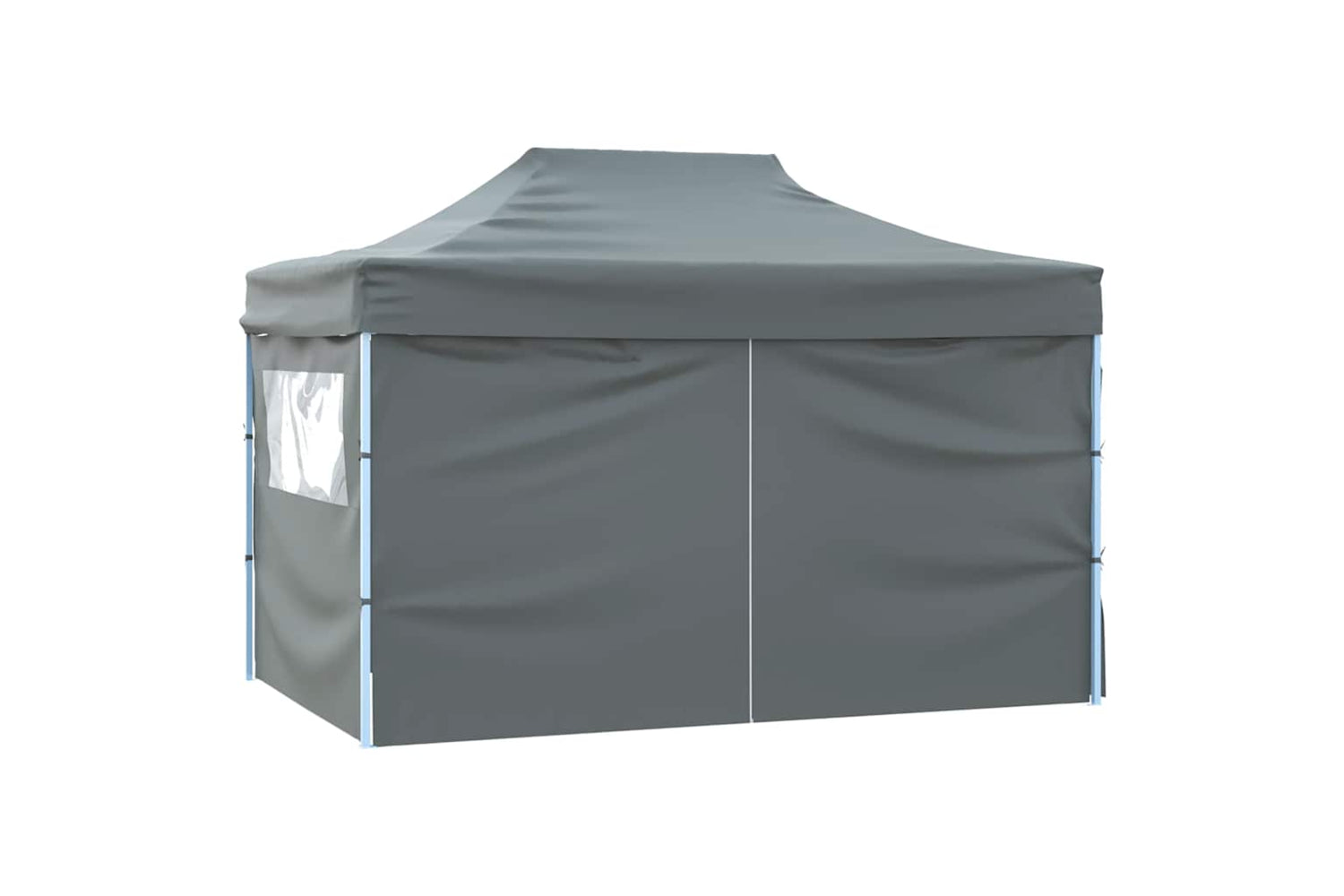Vidaxl Foldable Tent Pop-up With 4 Side Walls 3x4.5 M Anthracite-5