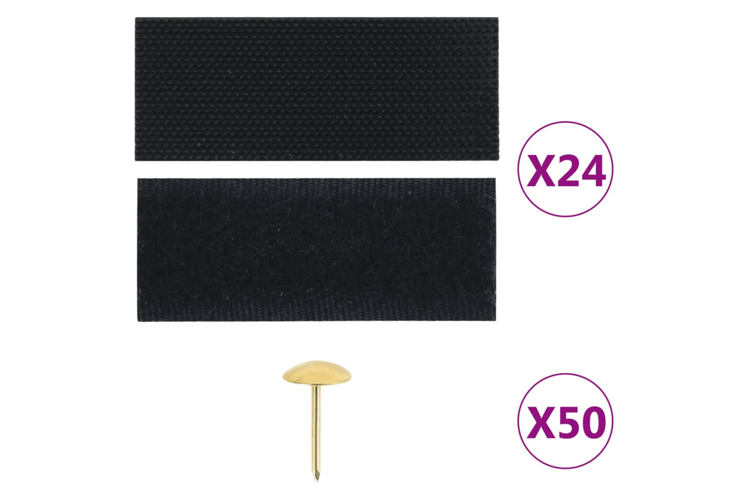 vidaXL 40920 Insect Door Curtain 210 X 100cm 2 Pcs Magnet Black-7