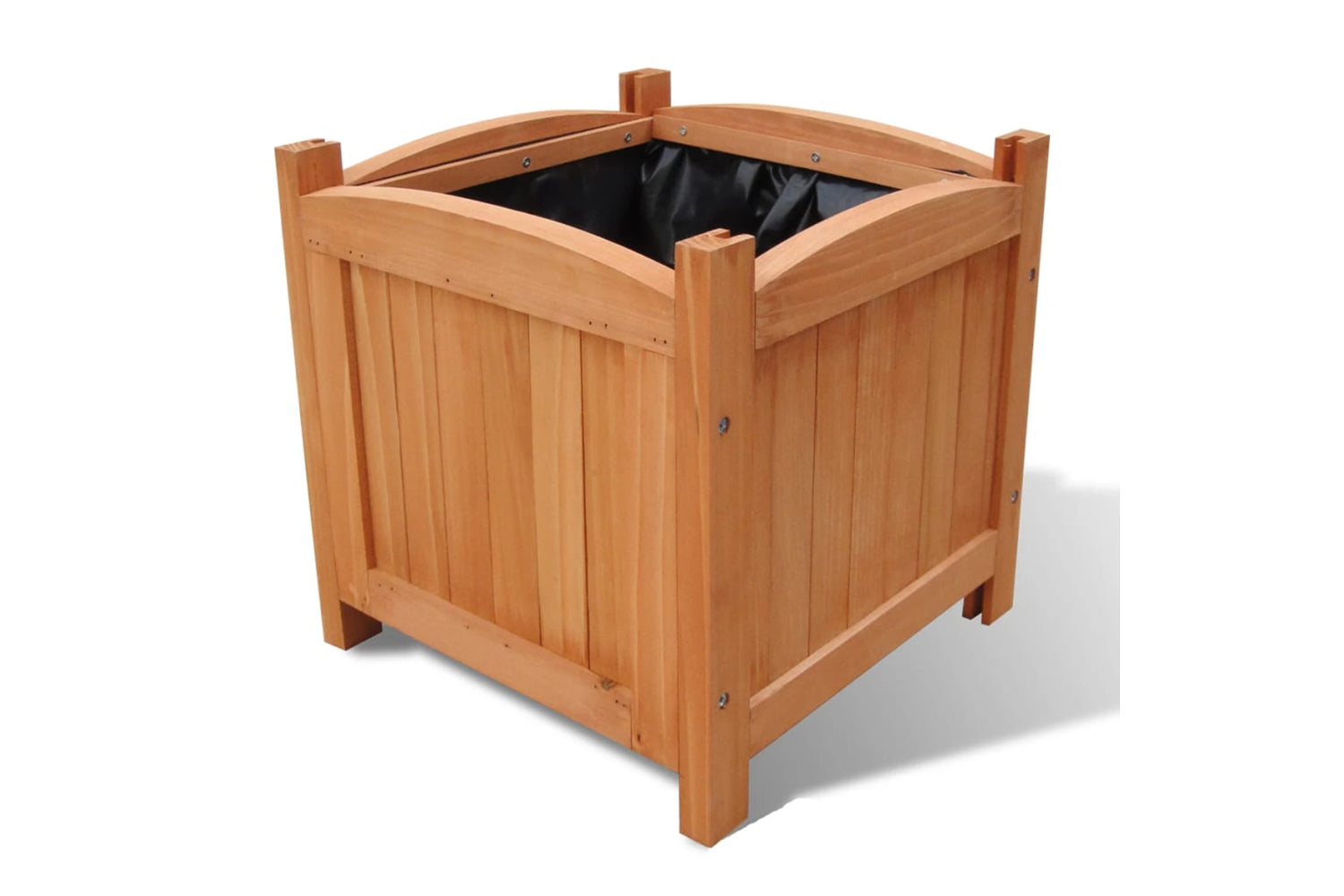 Vidaxl Wooden Raised Bed 30 X 30 X 30 Cm Set Of 2-2