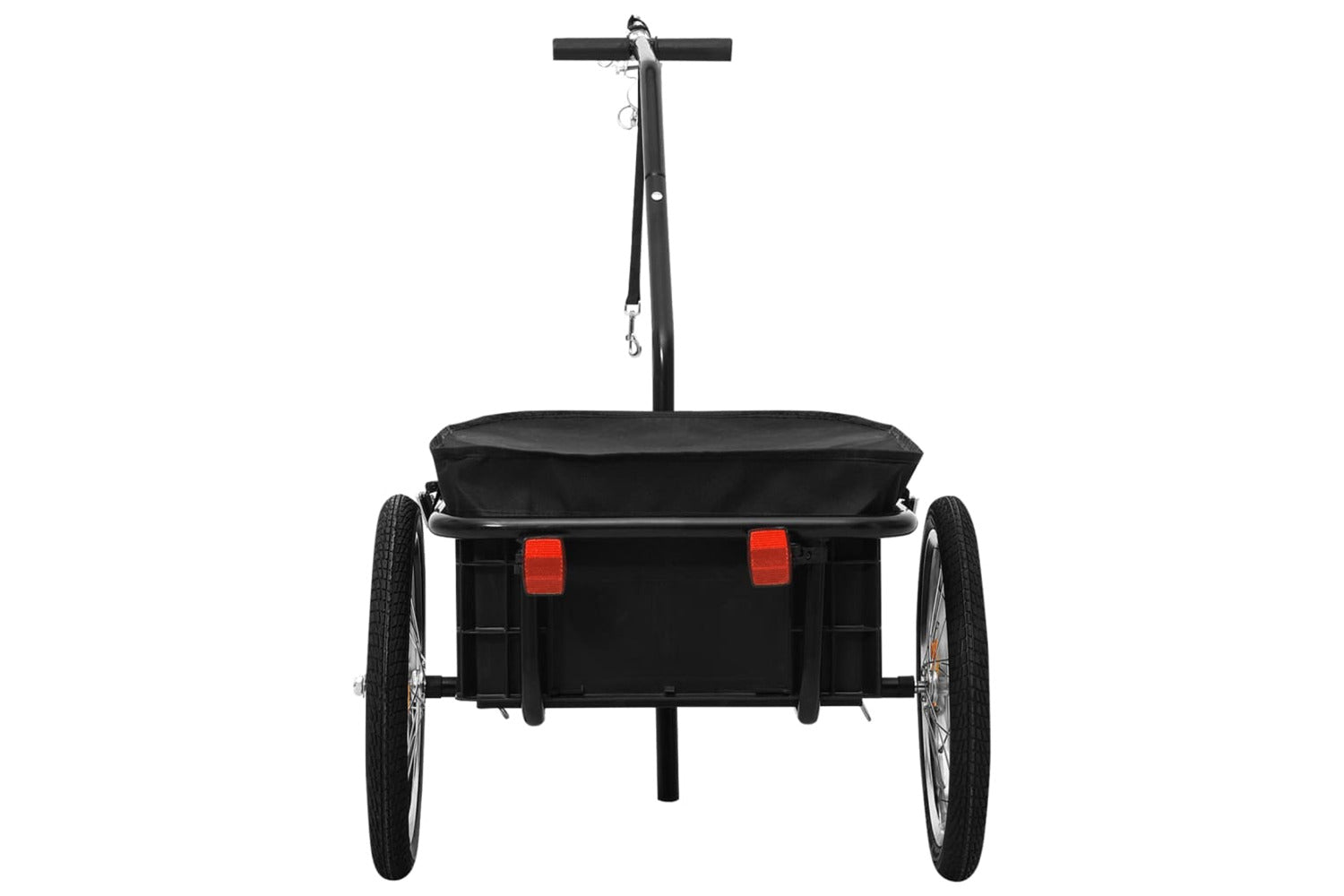 vidaXL Bike Trailer/hand Wagon 155x60x83cm Steel Black-5