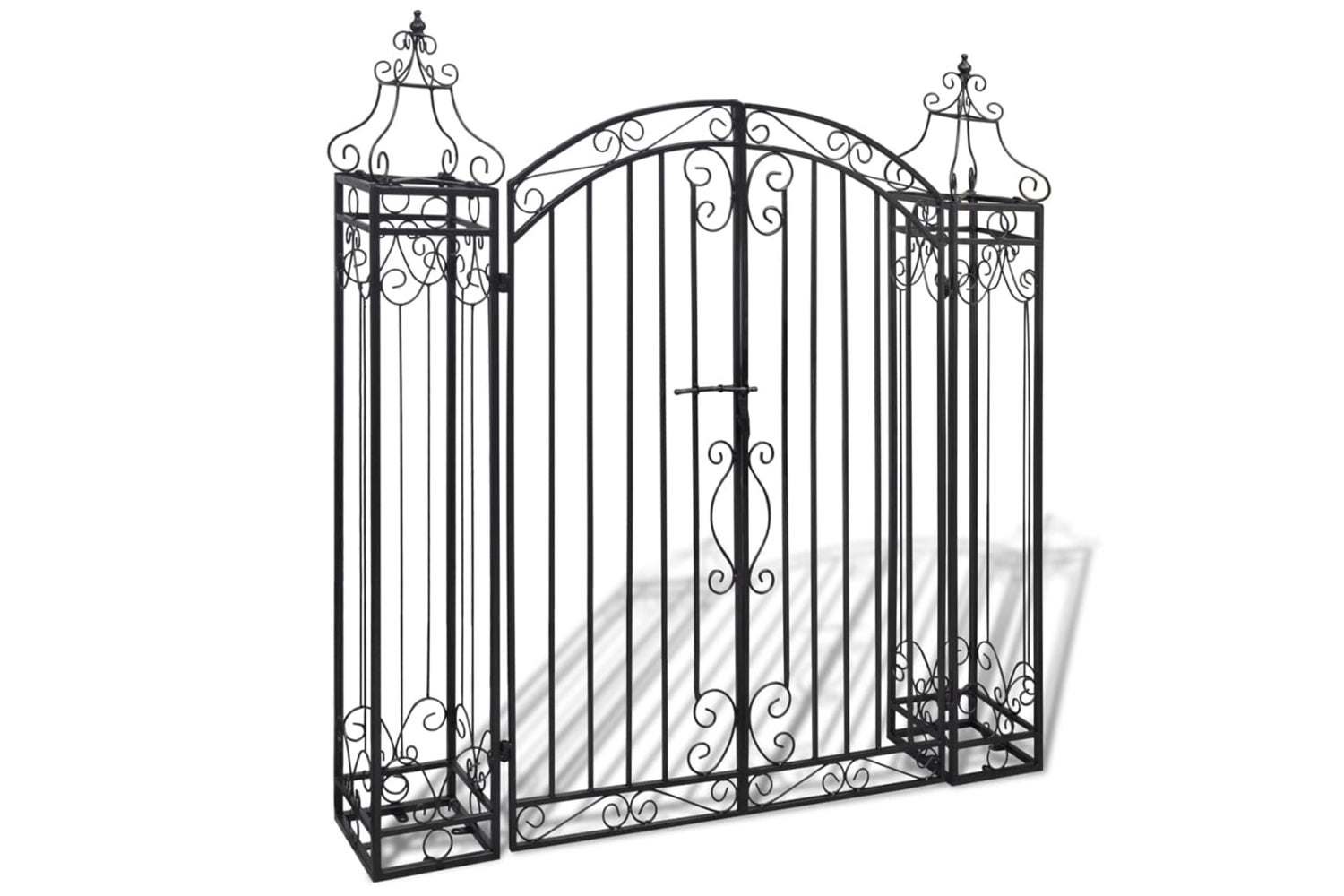 vidaXL 40905 Ornamental Garden Gate Wrought Iron 122x20.5x134cm