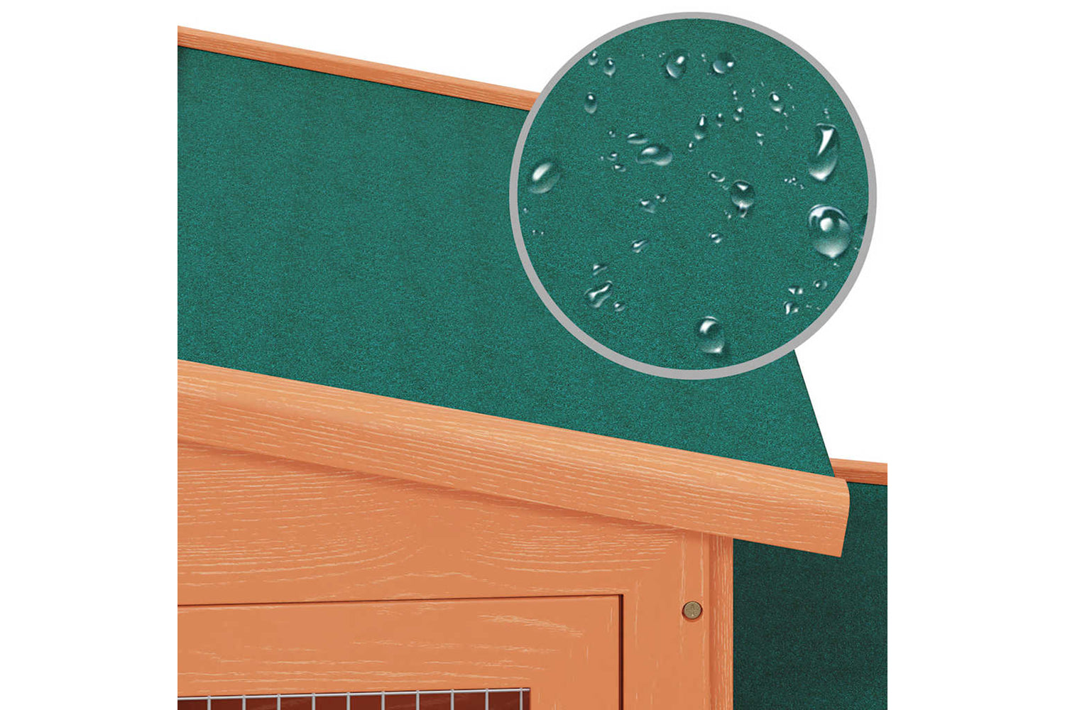Vidaxl 170163 Large Rabbit Hutch Small Animal House Pet Cage With Roofs Wood-6