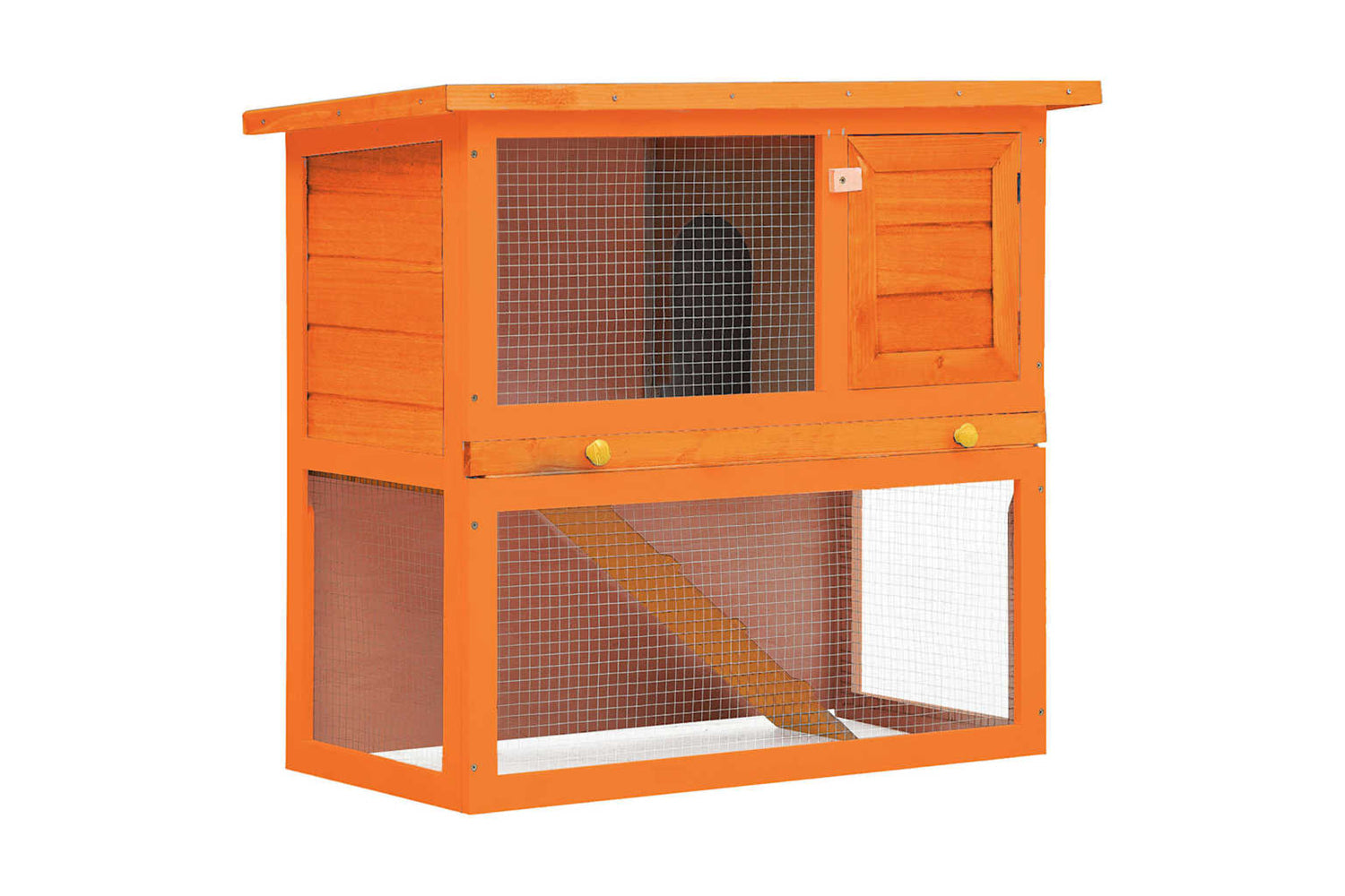 Vidaxl 170158 Outdoor Rabbit Hutch Small Animal House Pet Cage 1 Door Wood