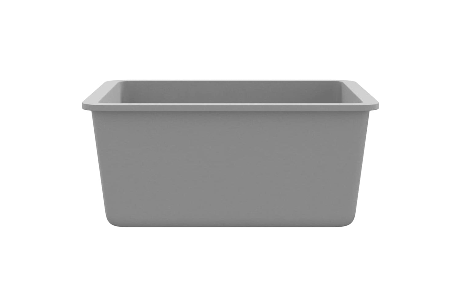 Vidaxl 142961 Granite Kitchen Sink Single Basin Grey-5