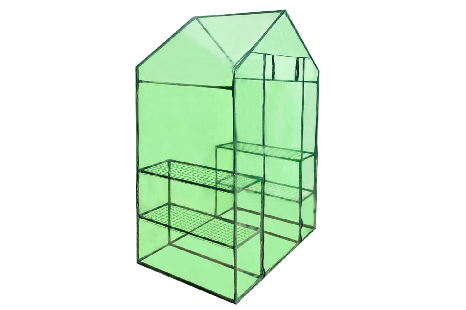 Vidaxl 41545 Walk-in Greenhouse With 4 Shelves