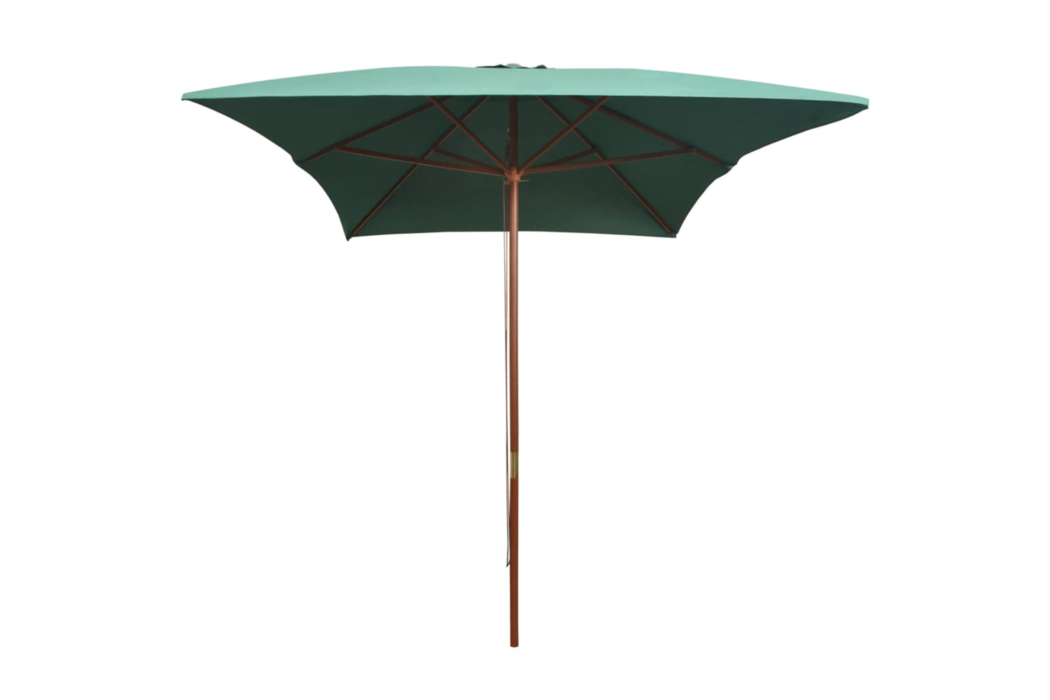 vidaXL 42959 Parasol 200x300cm Wooden Pole Green-2