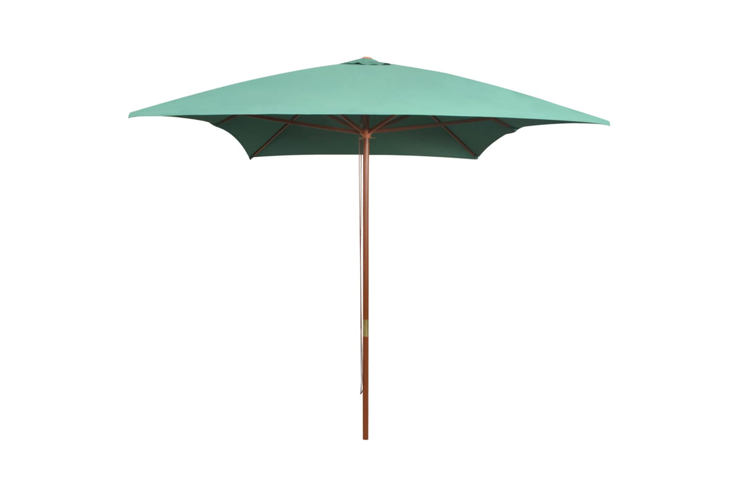 vidaXL 42959 Parasol 200x300cm Wooden Pole Green
