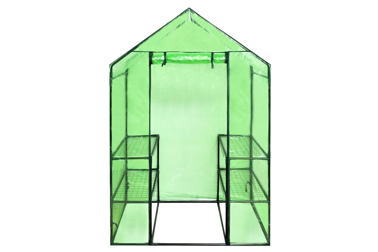 Vidaxl 41545 Walk-in Greenhouse With 4 Shelves-2