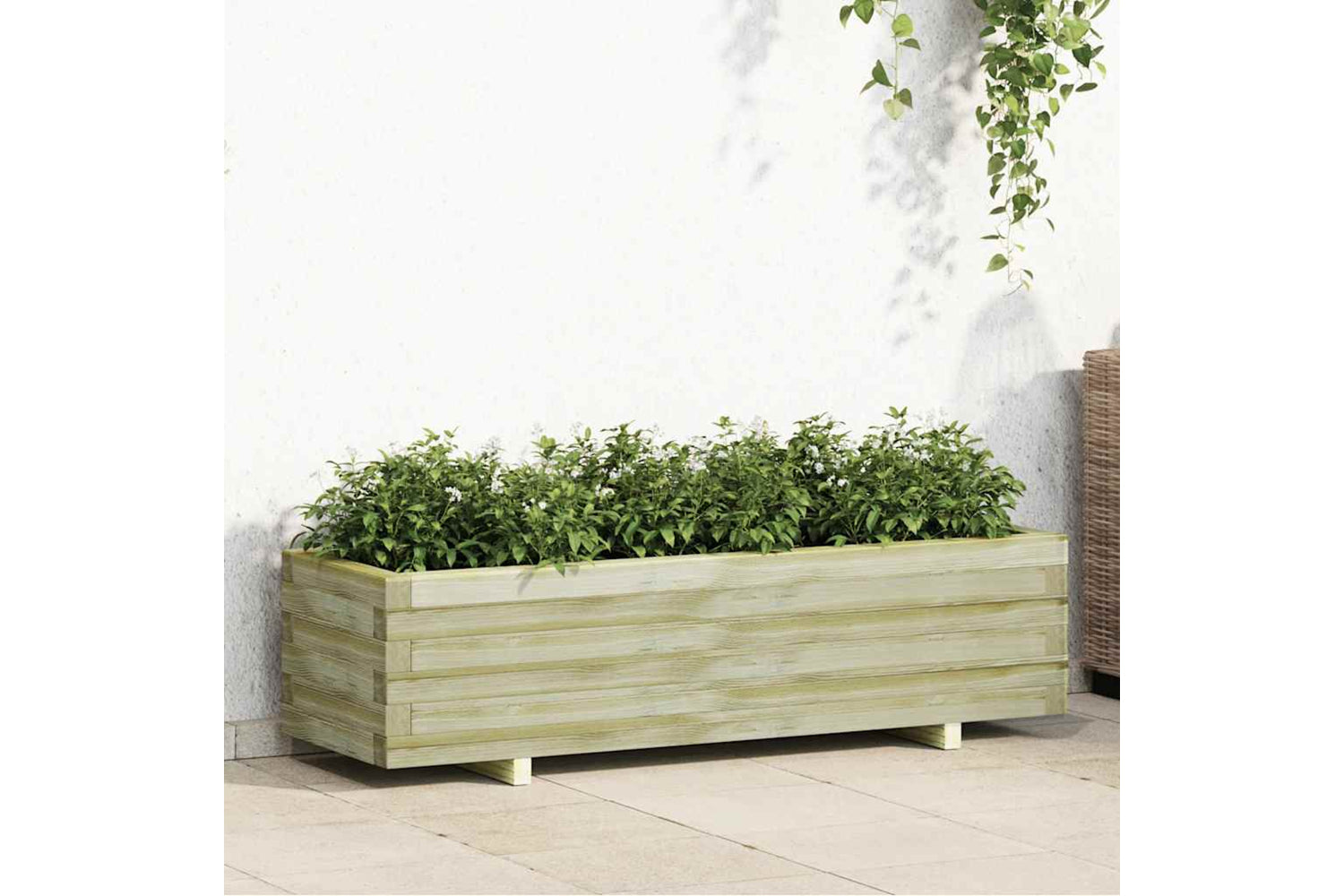 vidaXL 41661 Raised Bed 120x40x30cm Wood Rectangular-2