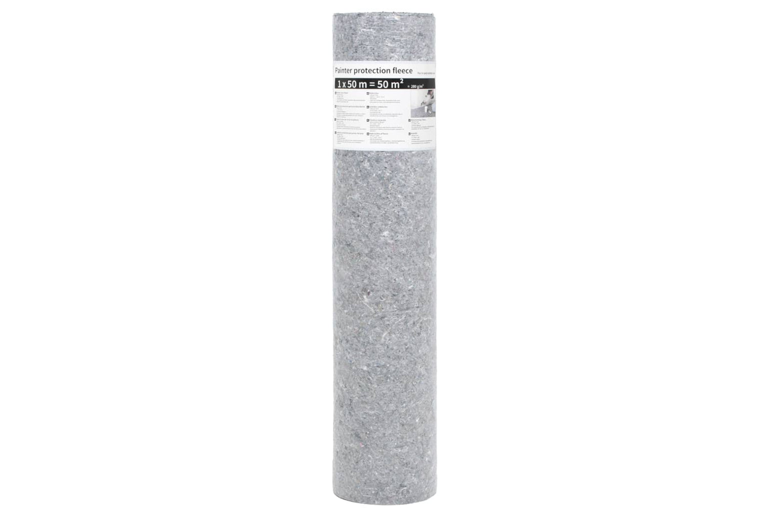 Vidaxl 142698 Non-slip Painter Fleece 50 M 280 G/mâ² Grey-2