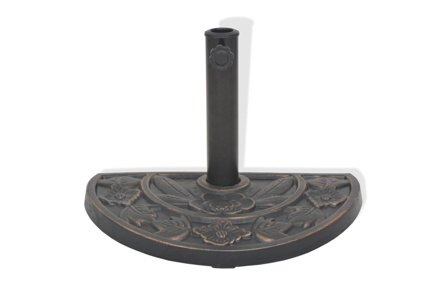 Vidaxl 43655 Parasol Base Resin Half Round Bronze 9 Kg-2