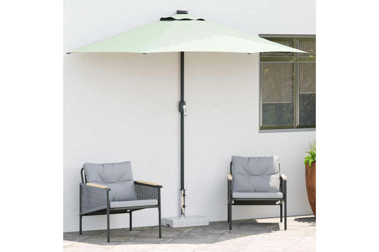 Vidaxl 43725 Parasol Base Granite Rectangular 25 Kg-2