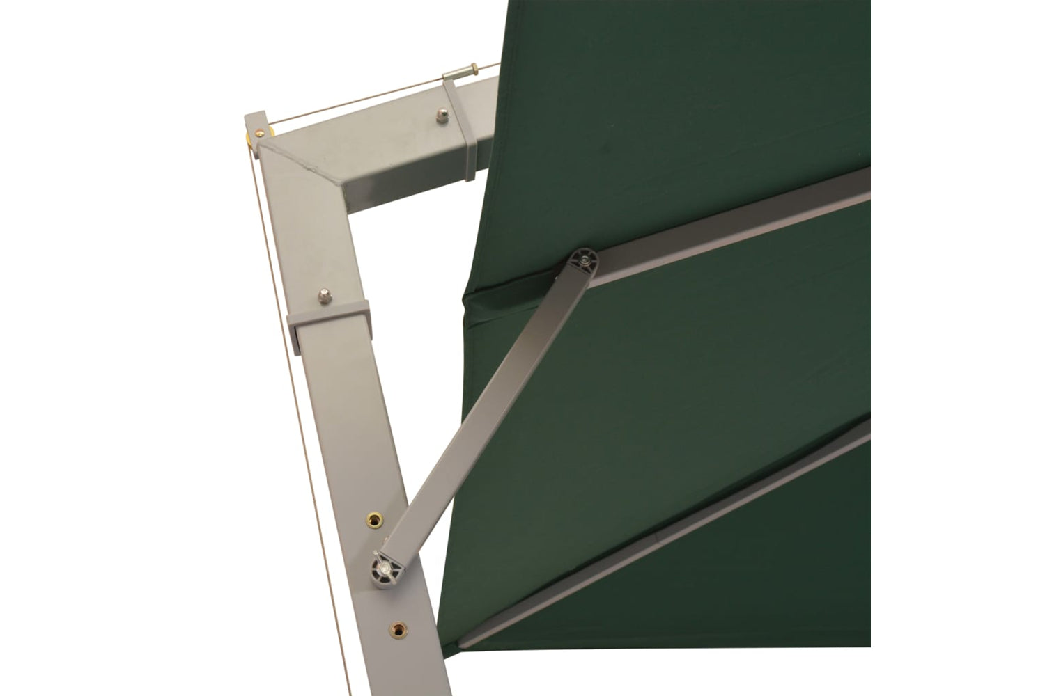 vidaXL 42973 Hanging Parasol 300x300cm Green Aluminium Pole-5