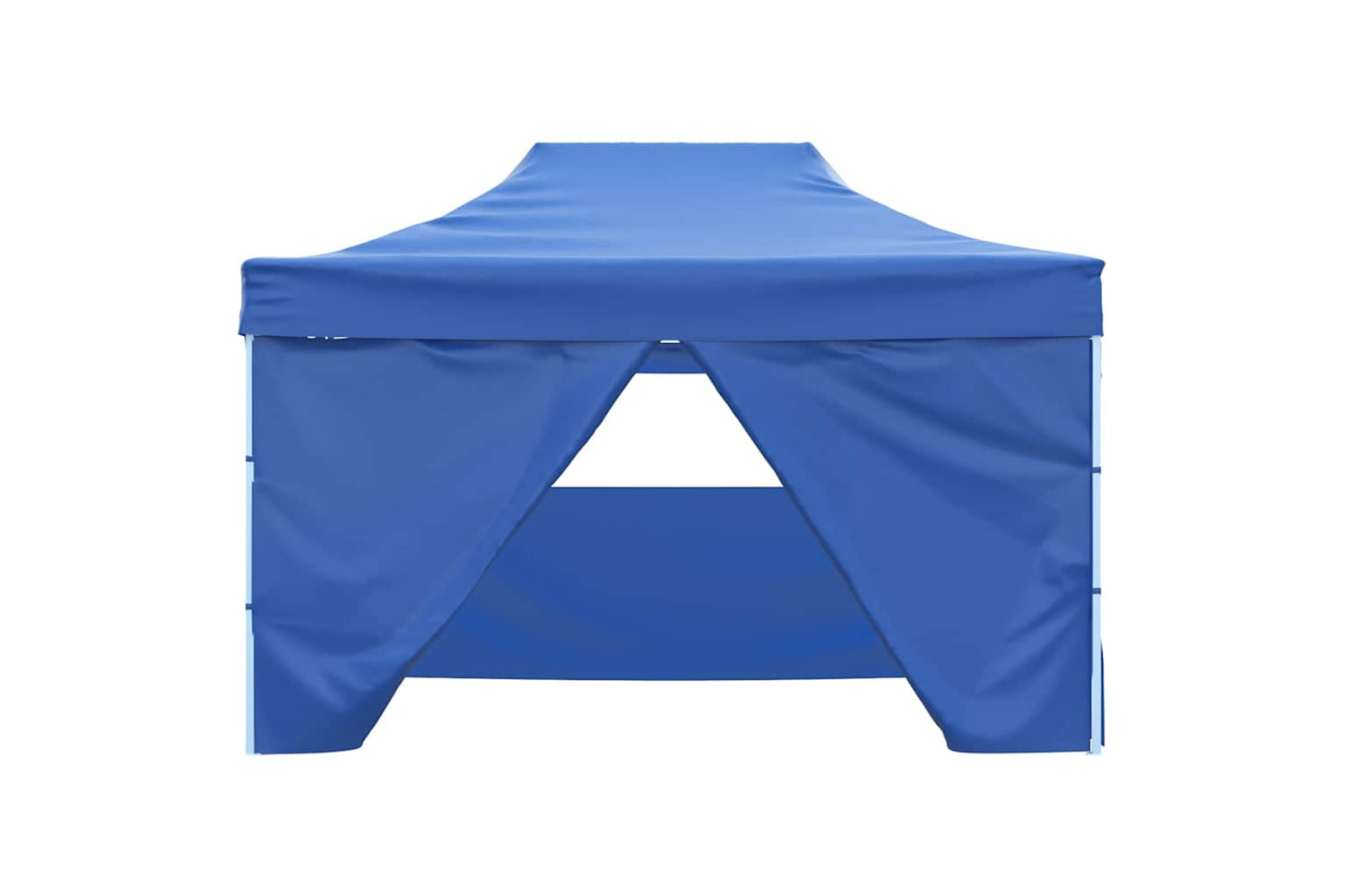 Vidaxl Foldable Tent Pop-up With 4 Side Walls 3x4.5 M Blue-5