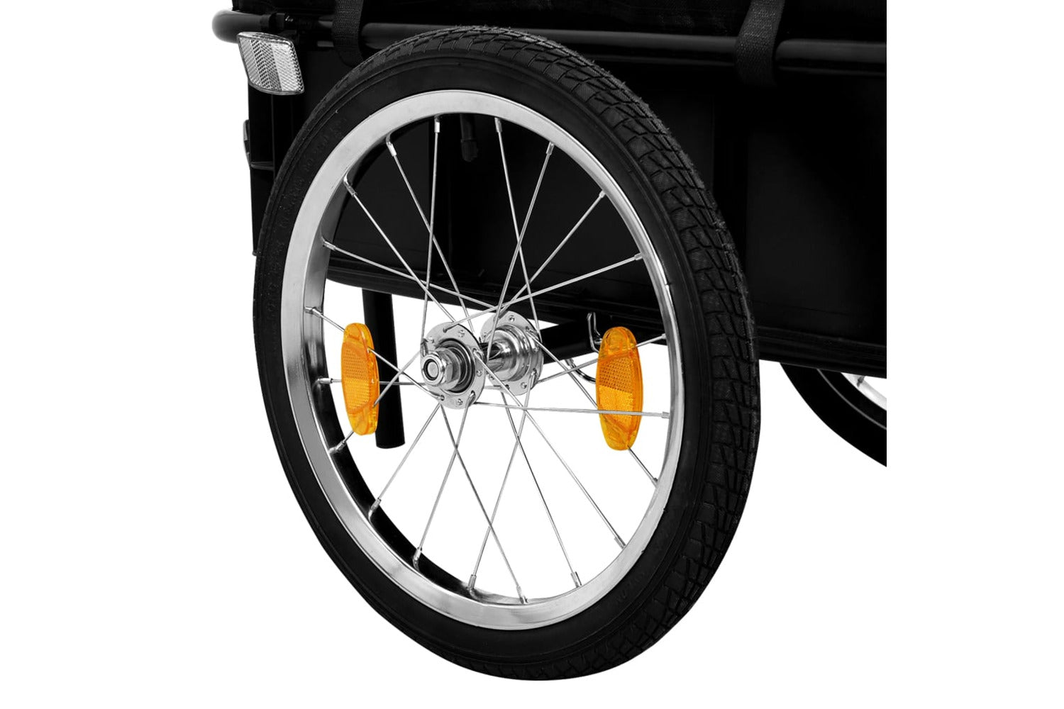 vidaXL Bike Trailer/hand Wagon 155x60x83cm Steel Black-8