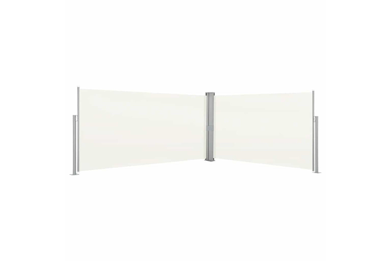 vidaXL 42179 Retractable Side Awning 160x600cm Cream