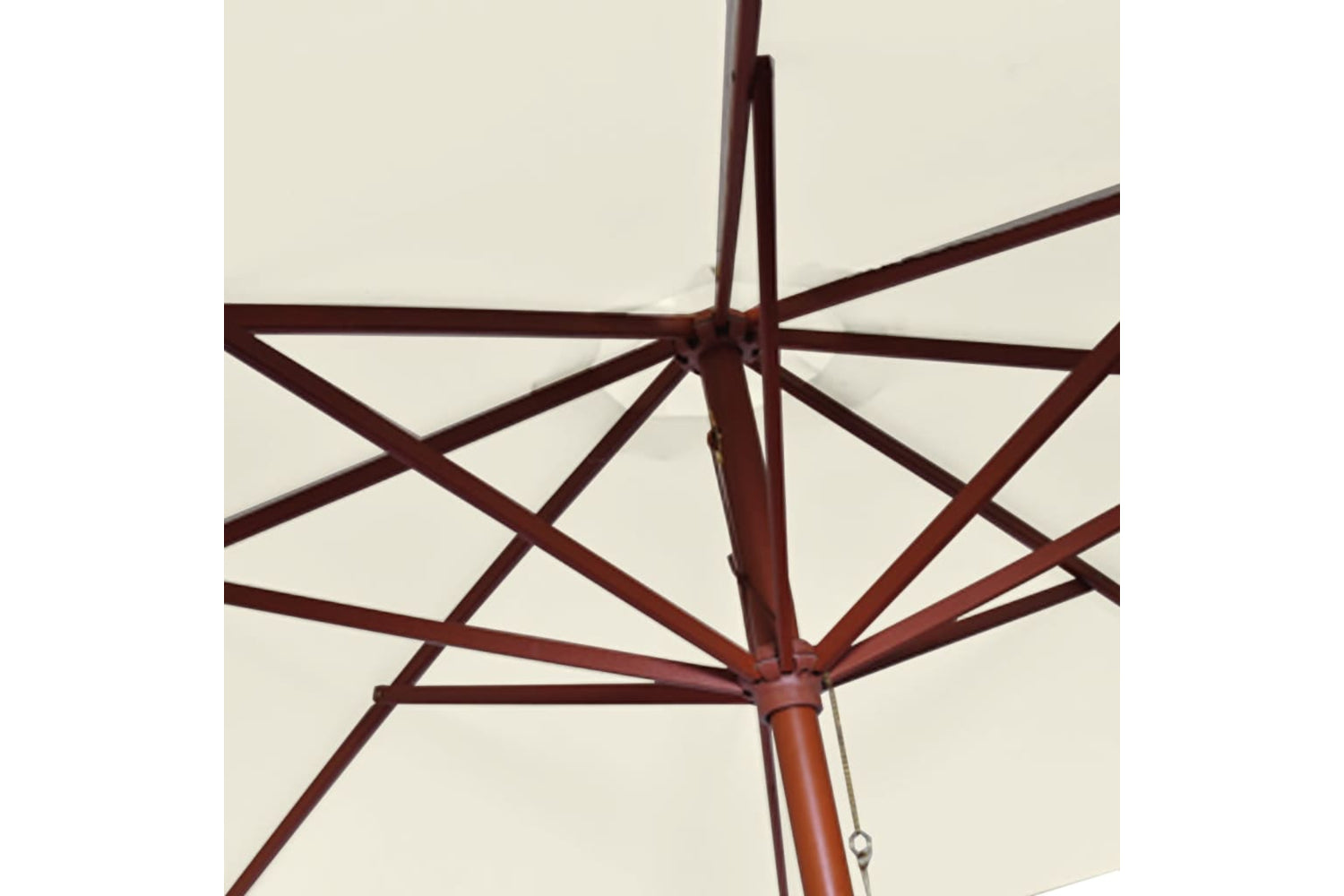 vidaXL 40437 Parasol 300x258cm Sand White-6