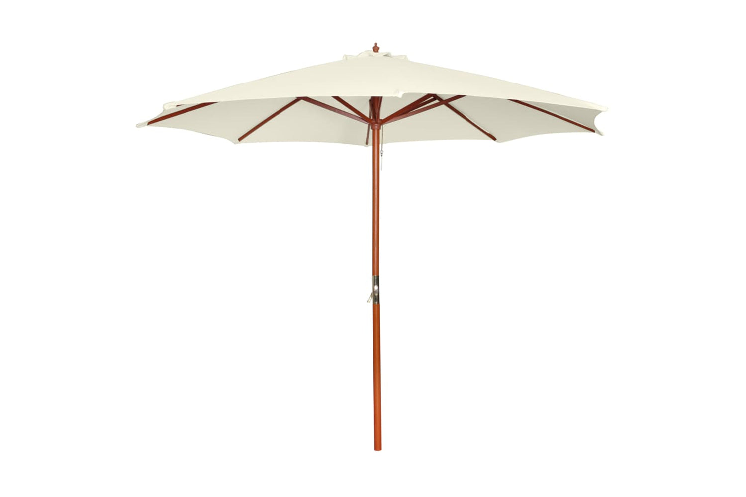 vidaXL 40437 Parasol 300x258cm Sand White