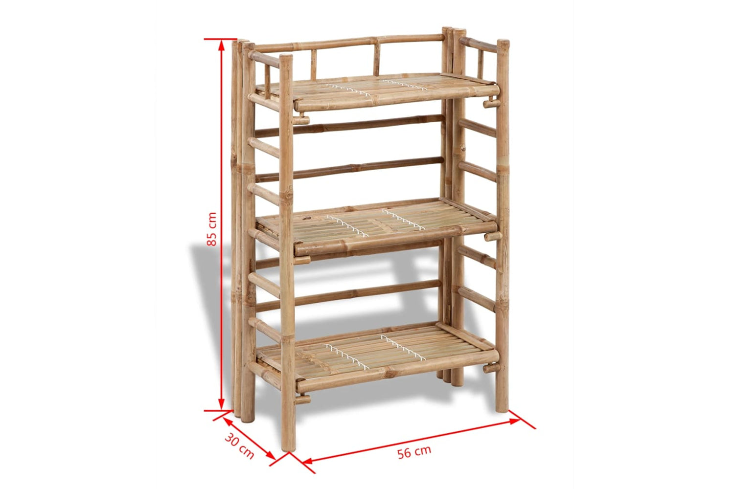 Vidaxl 41494 3-tier Bamboo Plant Rack-5