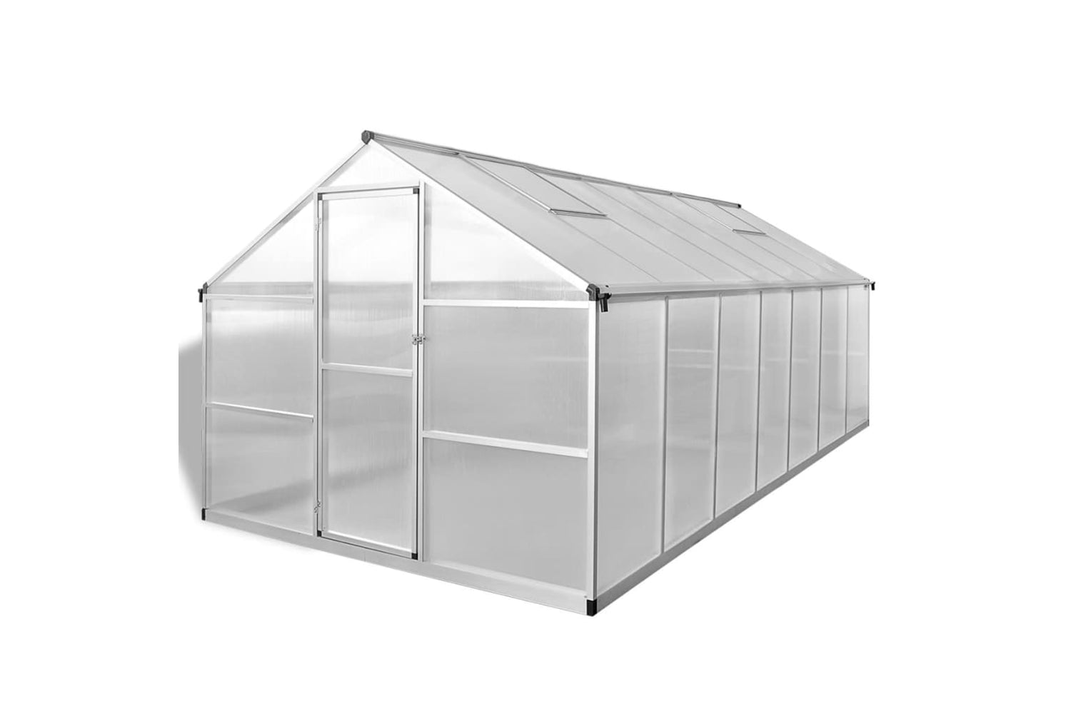 Vidaxl Greenhouse Reinforced Aluminium 10.53 MÂ²-2