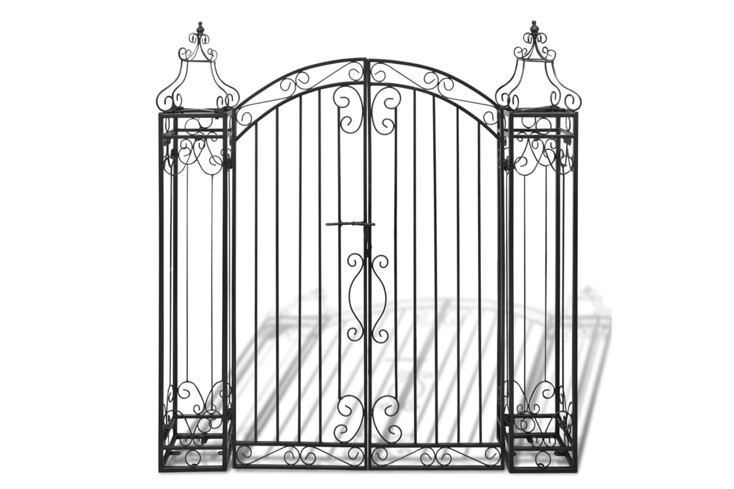 vidaXL 40905 Ornamental Garden Gate Wrought Iron 122x20.5x134cm-2