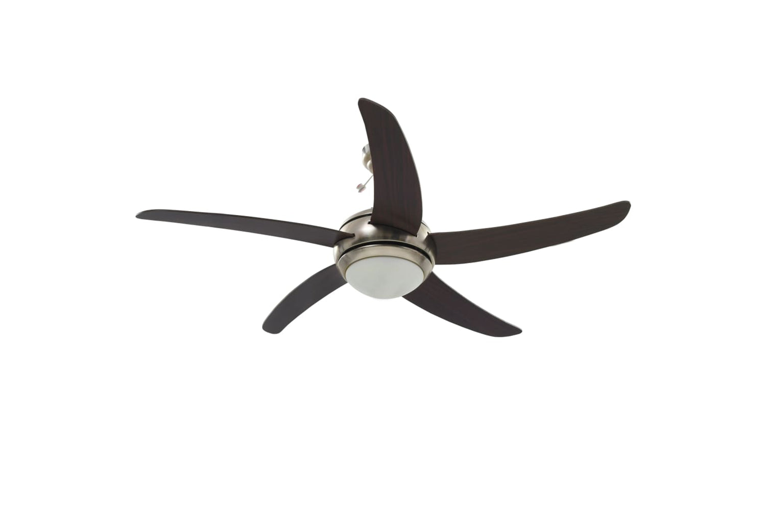 vidaXL 50539 Ornate Ceiling Fan With Light 128cm Brown-2
