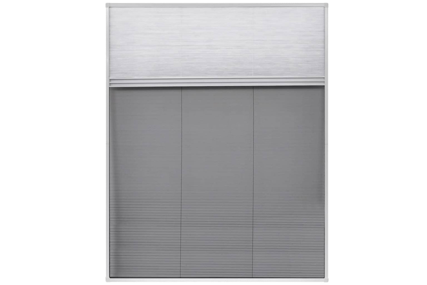 vidaXL 142616 Plisse Insect Screen For Windows Aluminium 80x100cm With Shade-2