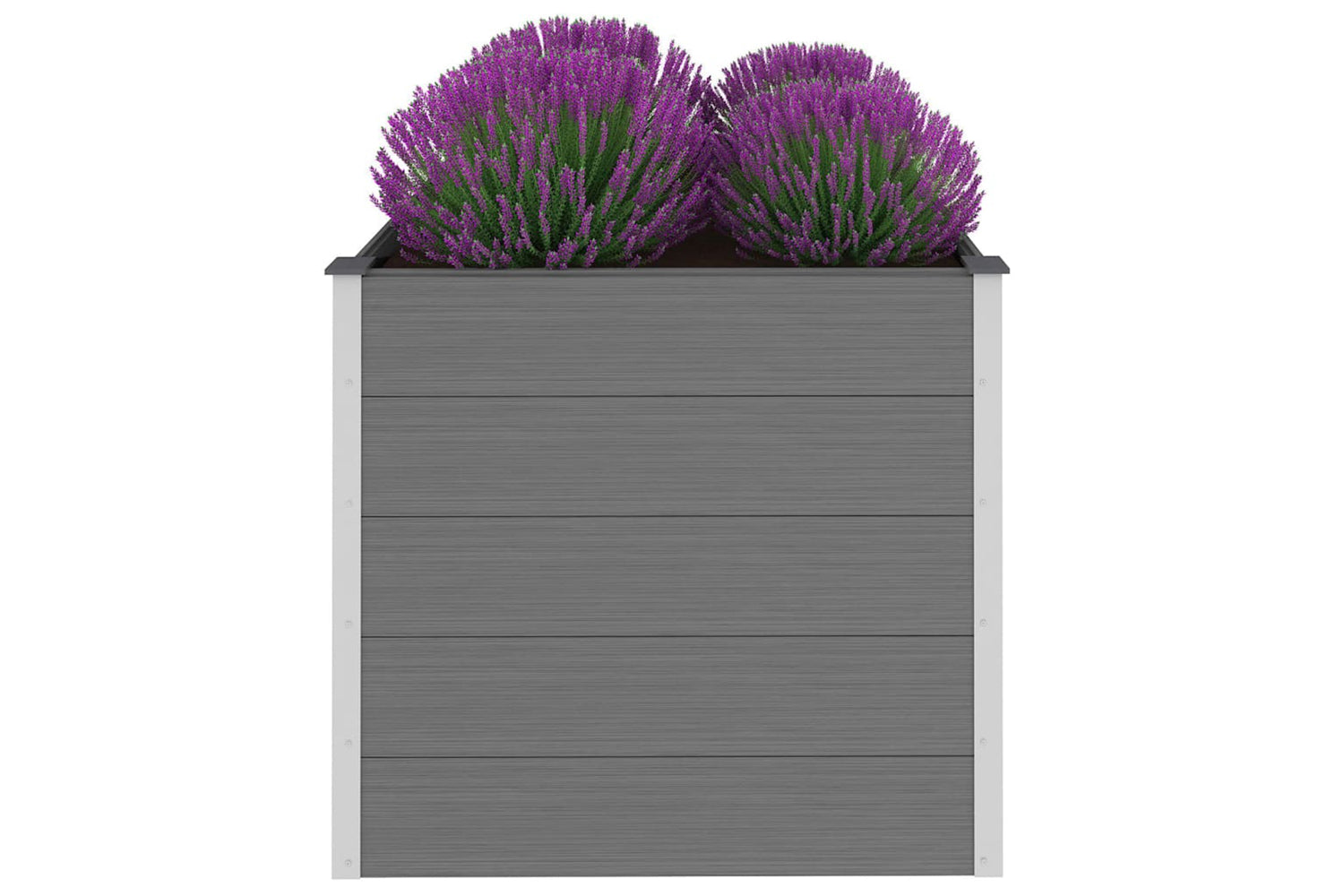 vidaXL 43606 Garden Raised Bed Wpc 100x100x91cm Grey-2