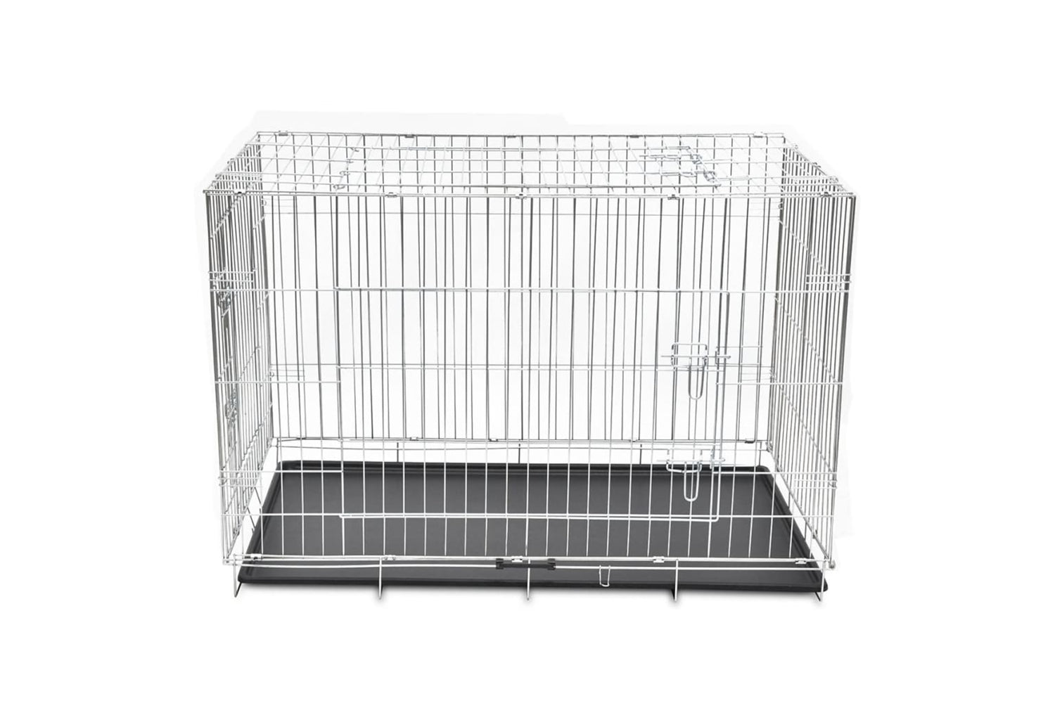 Vidaxl 170219 Foldable Metal Dog Bench Xxl-2