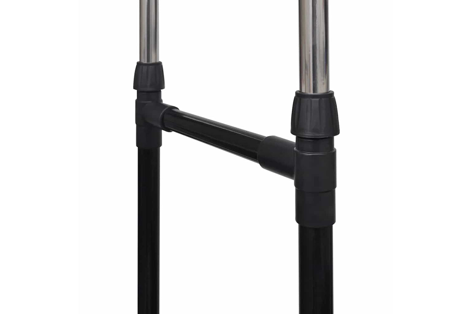 Vidaxl 270182 Adjustable Clothes Racks 2 Pcs 2 Hanging Rails-5