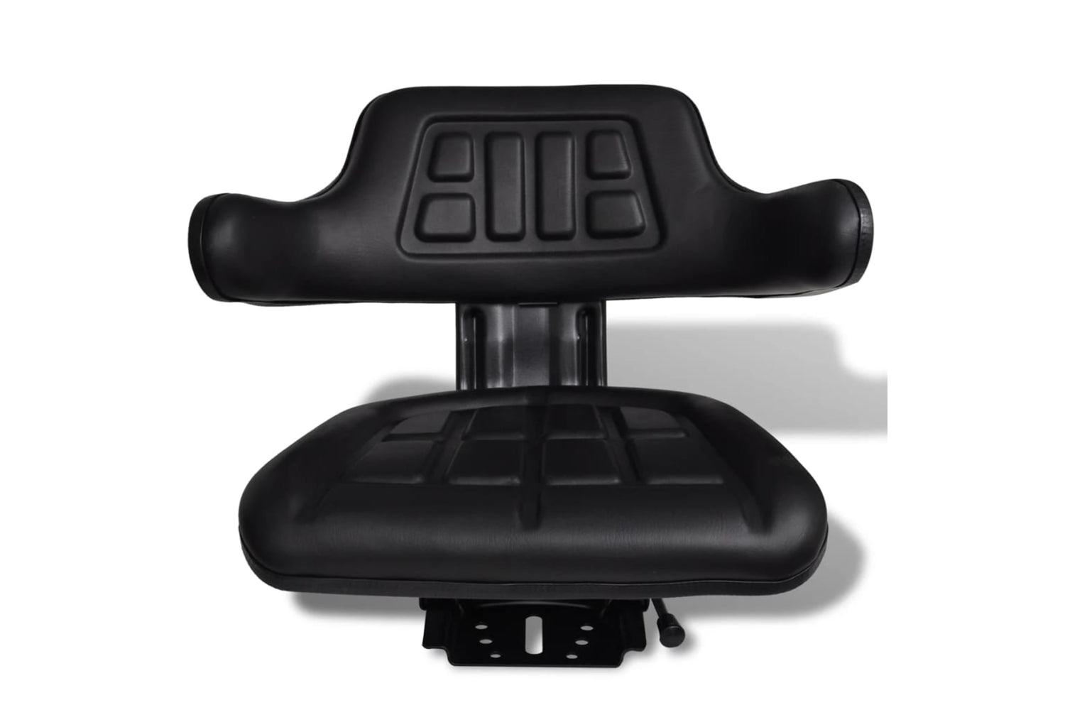 Vidaxl 210202 Tractor Seat With Backrest Black-2