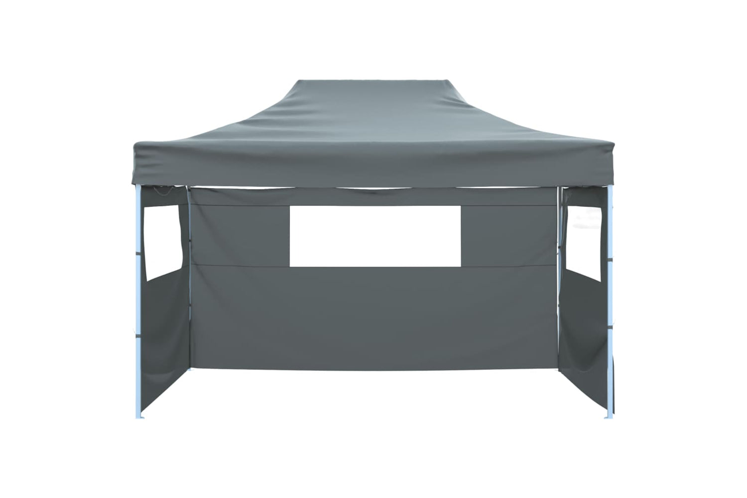 Vidaxl 44973 Foldable Tent With 3 Walls 3x4.5 M Anthracite-2