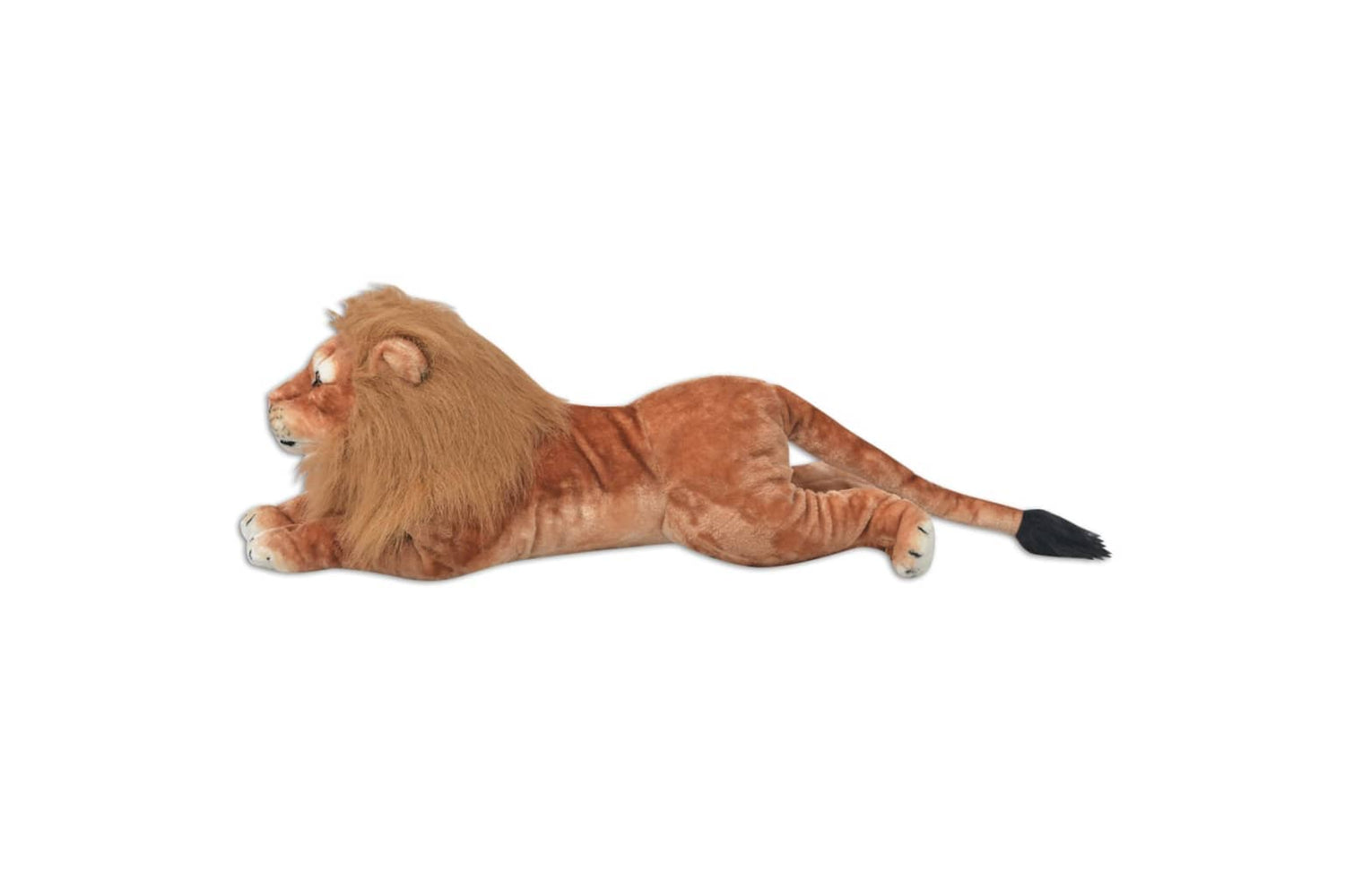 vidaXL 80167 Lion Toy Plush Brown Xxl-2