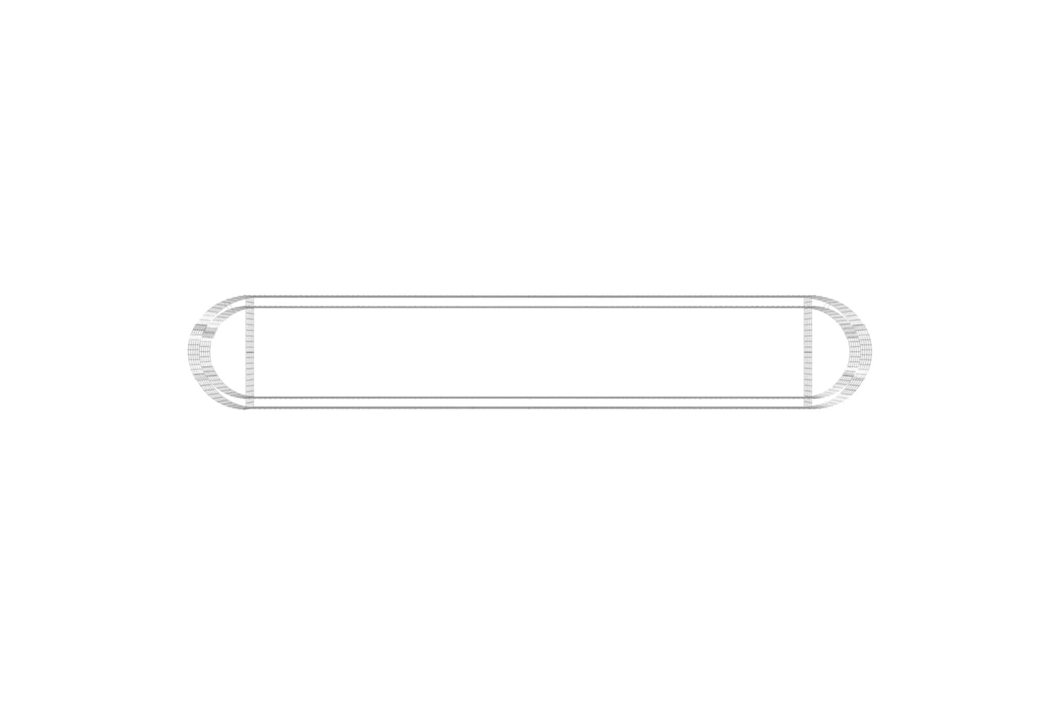 vidaXL 152044 Gabion Raised Bed Galvanised Iron 600x100x50cm-5