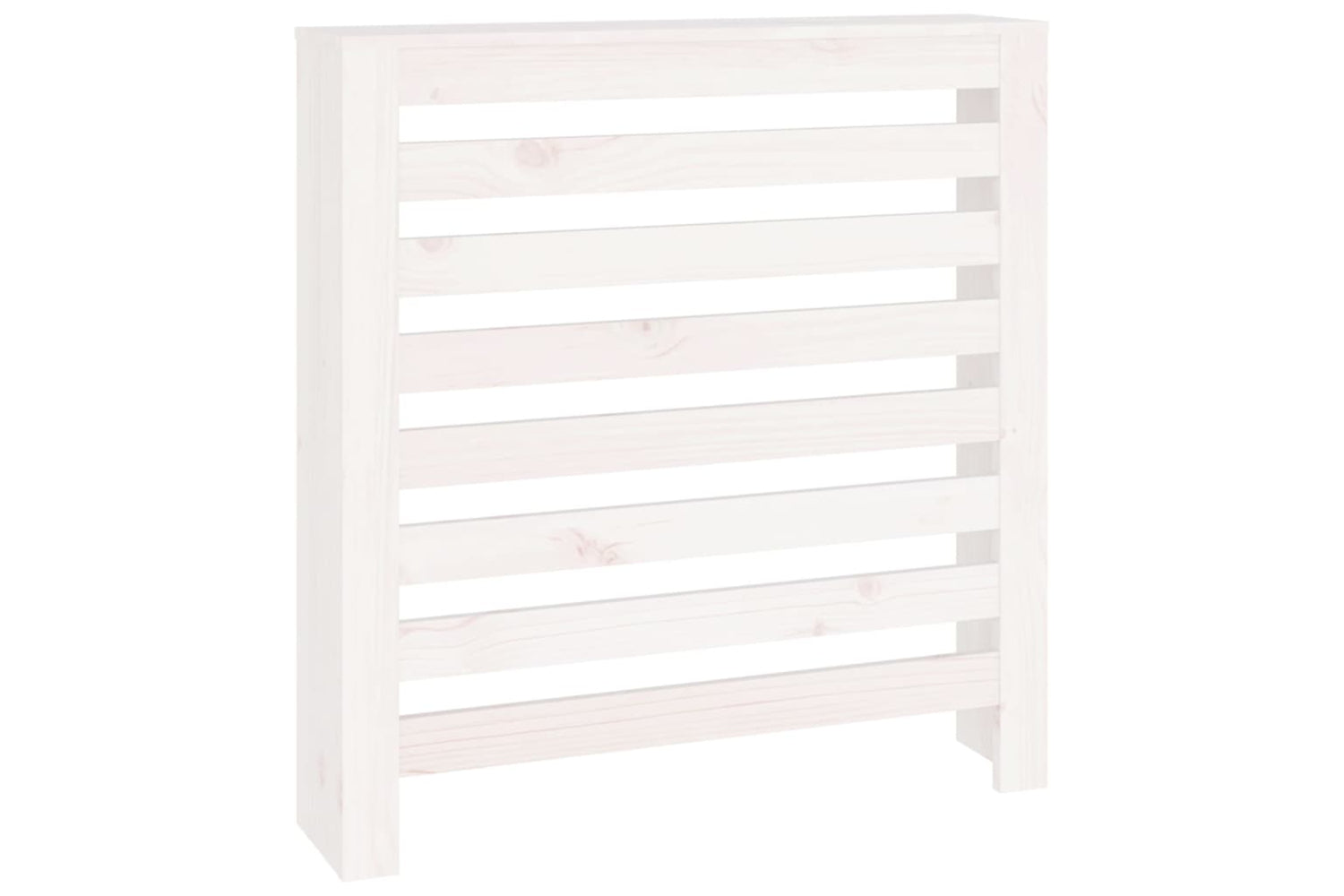 vidaXL 822592 Radiator Cover White 79.5x19x84cm Solid Wood Pine