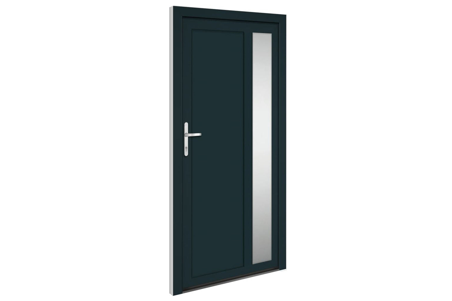 vidaXL 3157102 Front Door Anthracite 108x208cm Pvc-2