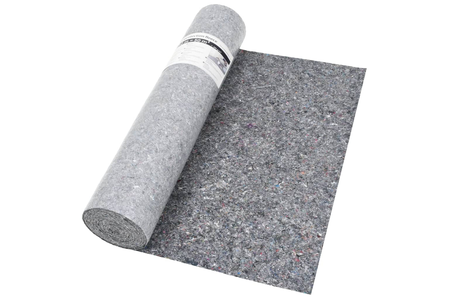Vidaxl 142698 Non-slip Painter Fleece 50 M 280 G/mâ² Grey-3